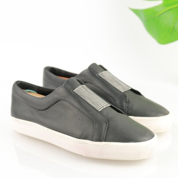 Louise et Cie Shoes - Louise-et-Cie Womens Bette Slip On Shoe Size 9 Black Leather Fashion Sneaker